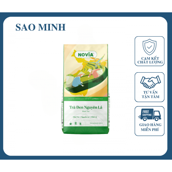 Trà Đen Nguyên Lá Novia 500Gr